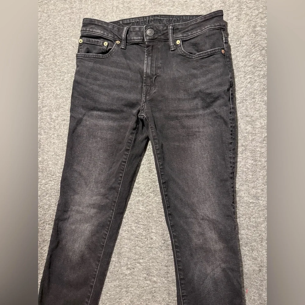 American Eagle Jeans Mens 29x34 black Slim Fit Airflex stretch comfort Nice!